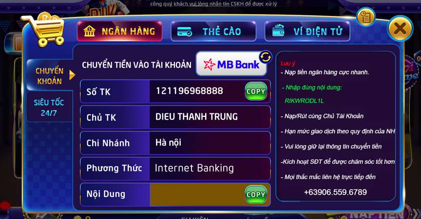 Trực tuyến cấp độ B52 - B52